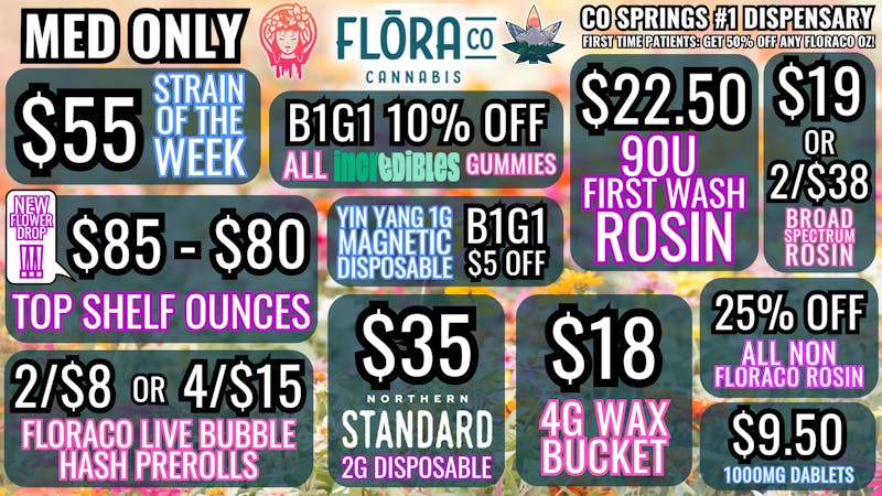 Floraco 4/$15 LIVE BUBBLE HASH PREROLLS 💨