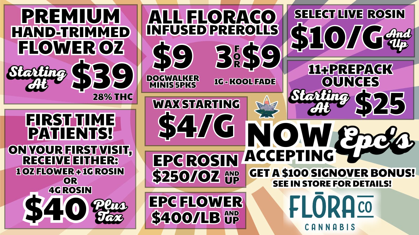 Floraco $40 NEW PATIENT BUNDLE!!! 💰🤩