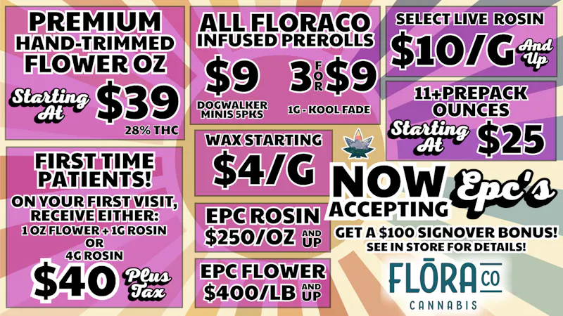 Floraco $40 NEW PATIENT BUNDLE!!! 💰🤩