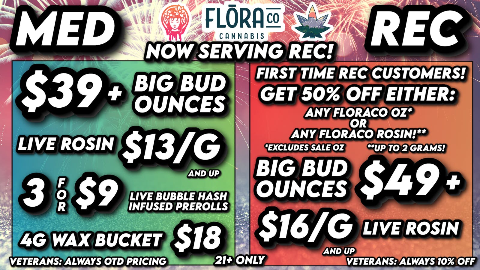 Floraco FIRST TIME REC GETS 50% OFF! 🤑