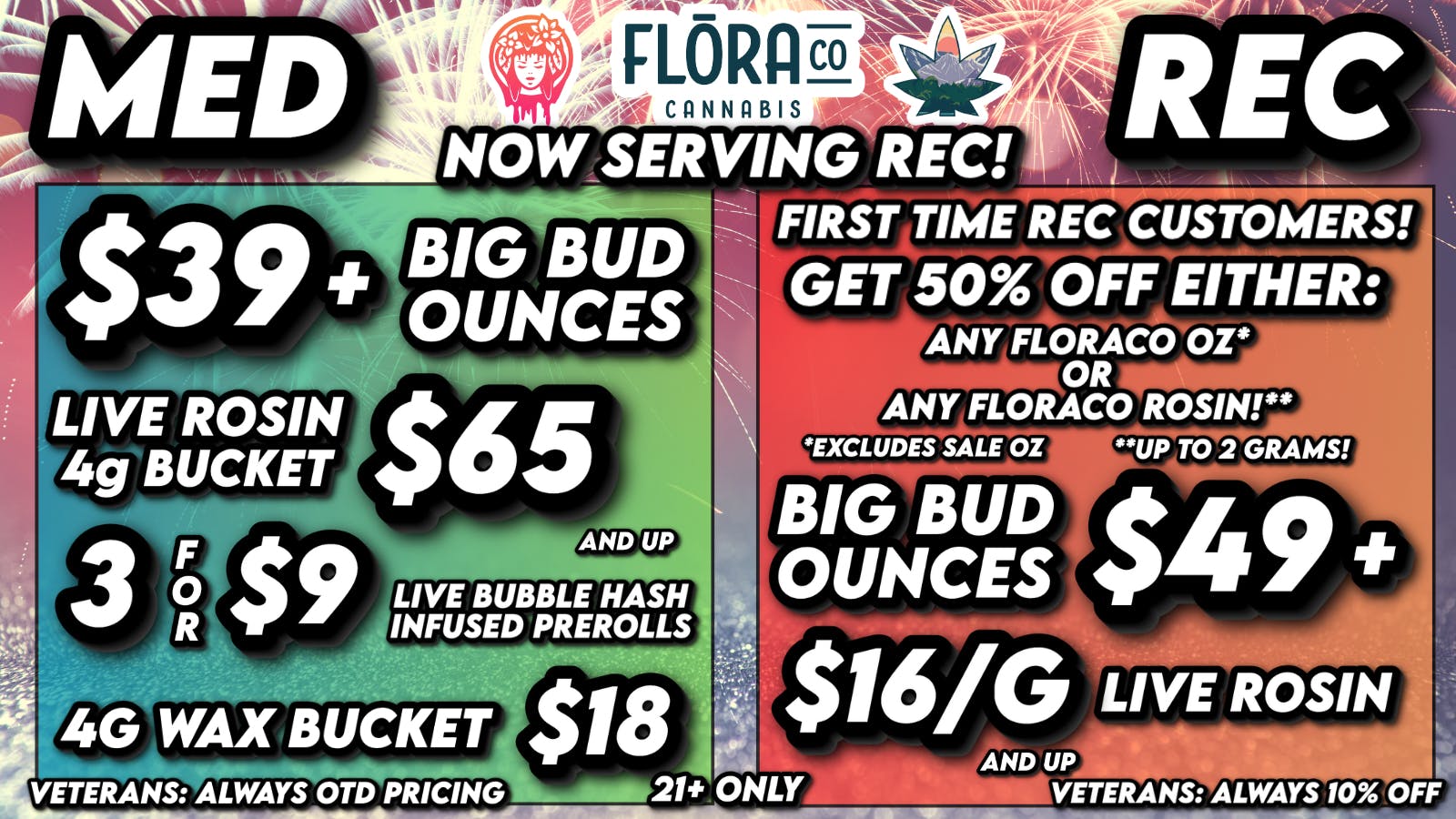 Floraco FIRST TIME REC GETS 50% OFF! 🤑
