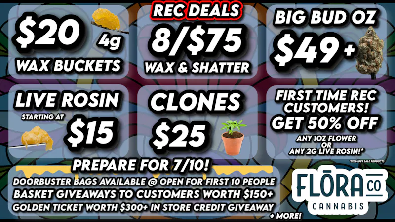 Floraco REC DEALS @ FLORACO! $20 4G WAX BUCKET 🍯