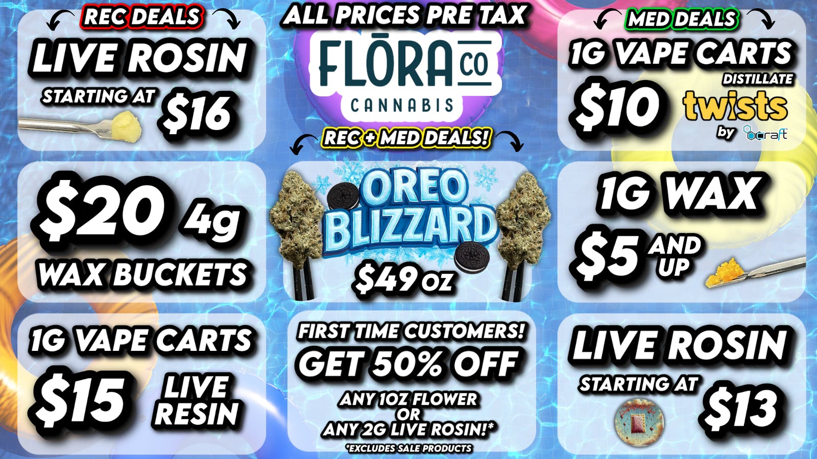 Floraco $49 OZ OREO BLIZZ! 🥶