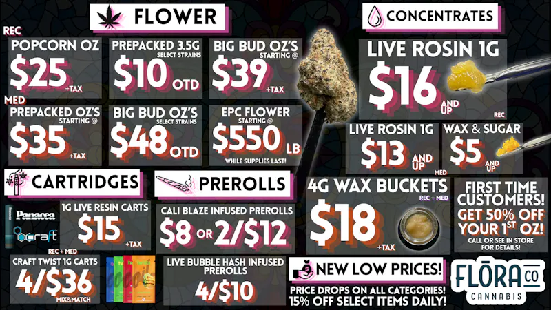 Floraco $18 4G WAX BUCKETS! 🍯