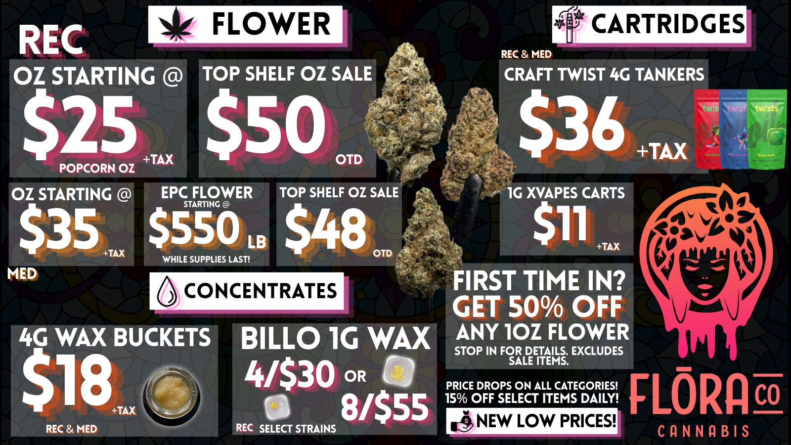 Floraco TOP SHELF BUDS ON SALE! 🌿