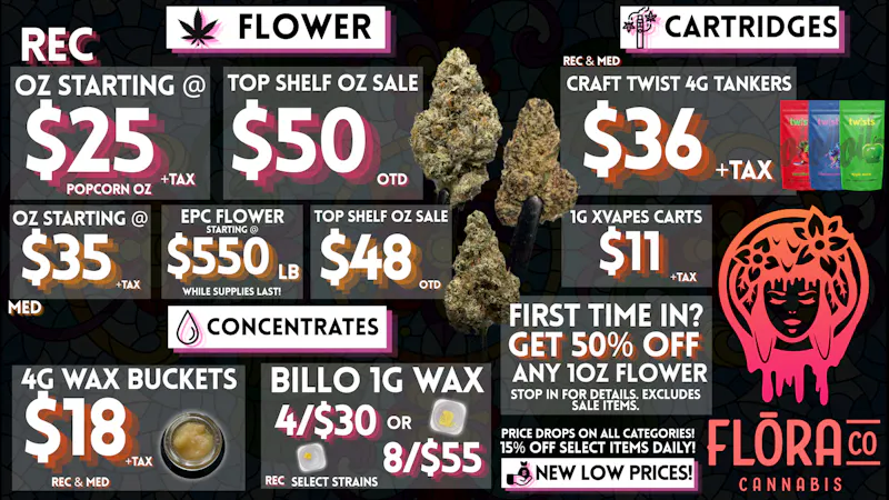 Floraco TOP SHELF BUDS ON SALE! 🌿