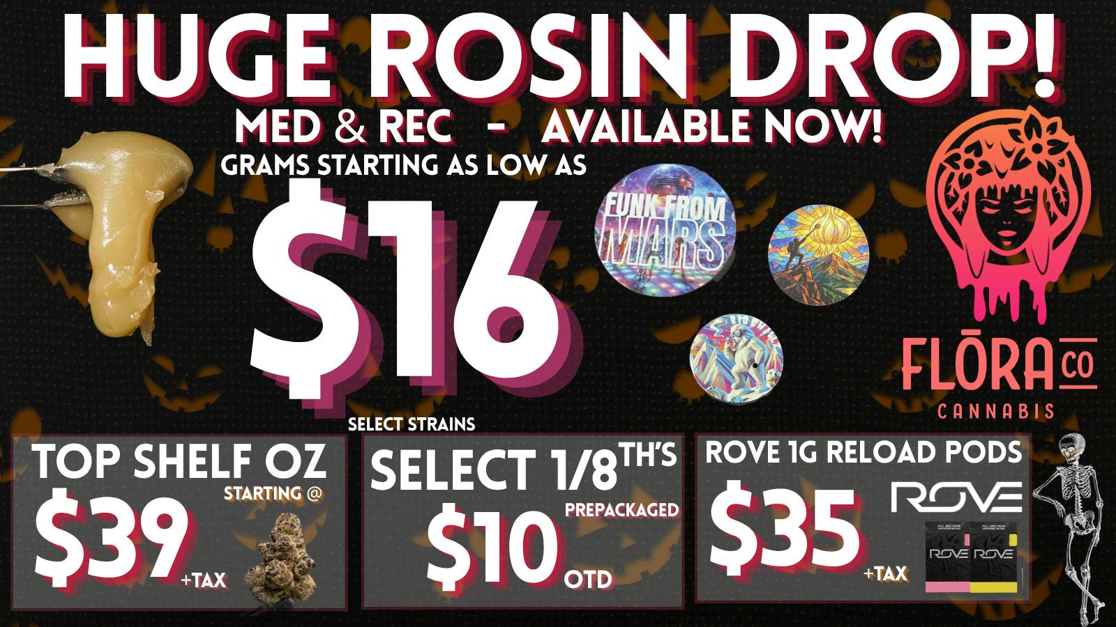 Floraco 7 NEW ROSIN STRAINS! 🍯🔥