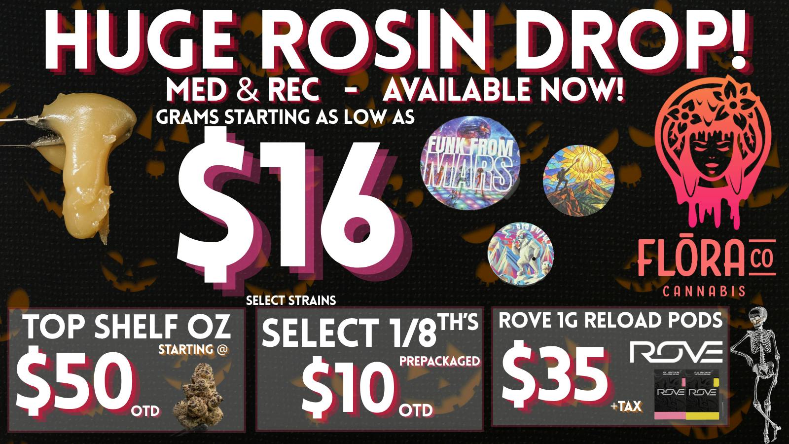 Floraco 7 NEW ROSIN STRAINS! 🍯🔥