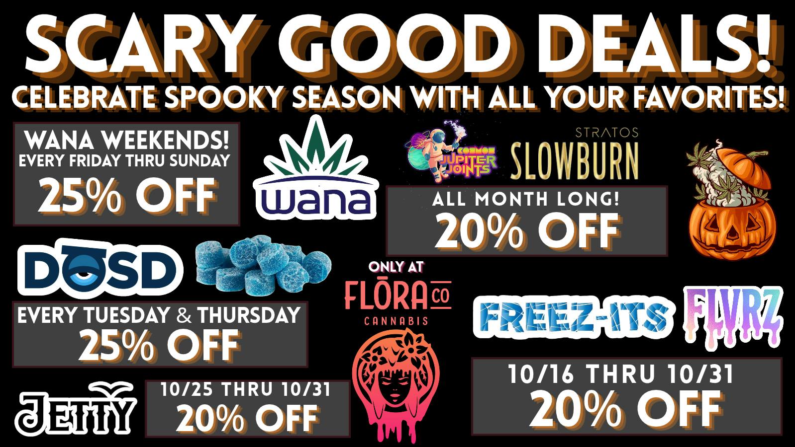 Floraco SCARY GOOD DEALS! 👻