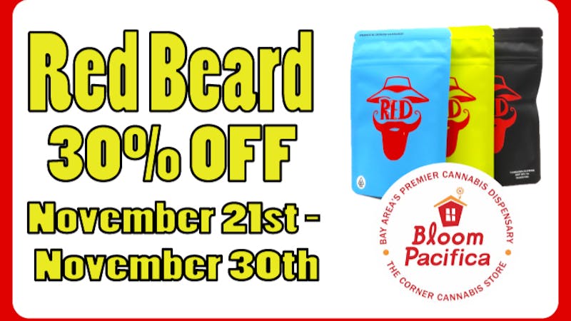 Bloom Room Pacifica 30% OFF All Red Beard Flower