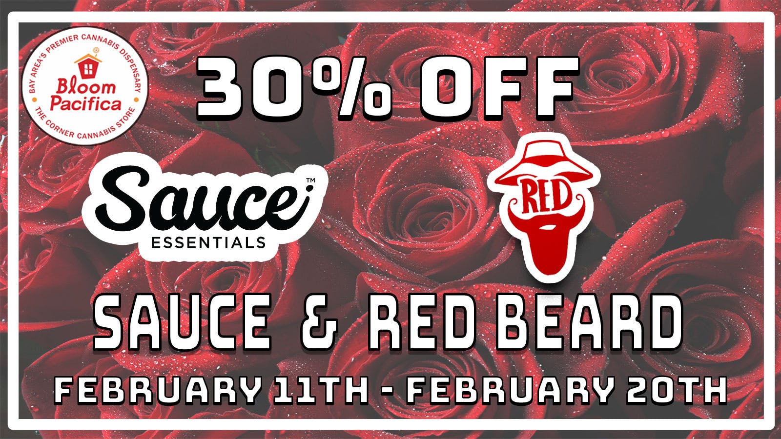 Bloom Room Pacifica 30% OFF Sauce Essentials and Red Beard Flower
