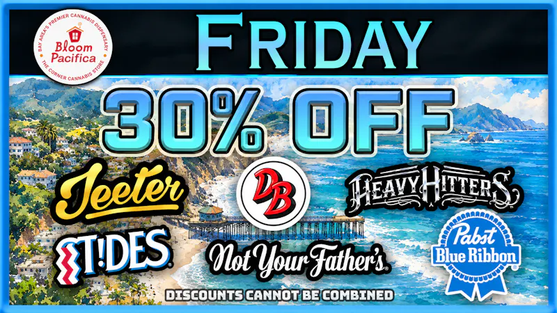 Bloom Room Pacifica Friday Deal - 30% off Select Brands