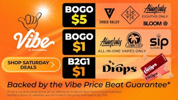 Vibe By California | Sacramento Cannabis Dispensary Vibin' Daily BOGO Deals - Shop Now!