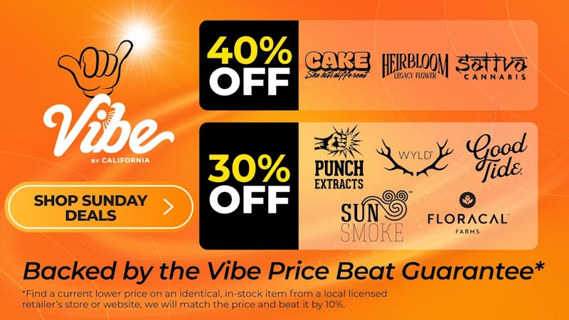 Vibe By California | Stockton Cannabis Dispensary Up To 40% off Vibin' Daily Deals - Shop Now!