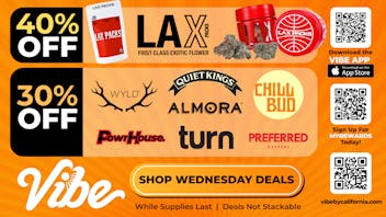 Vibe By California | Sacramento Cannabis Dispensary Up To 40% off - Shop Vibin' Daily Deals Now!