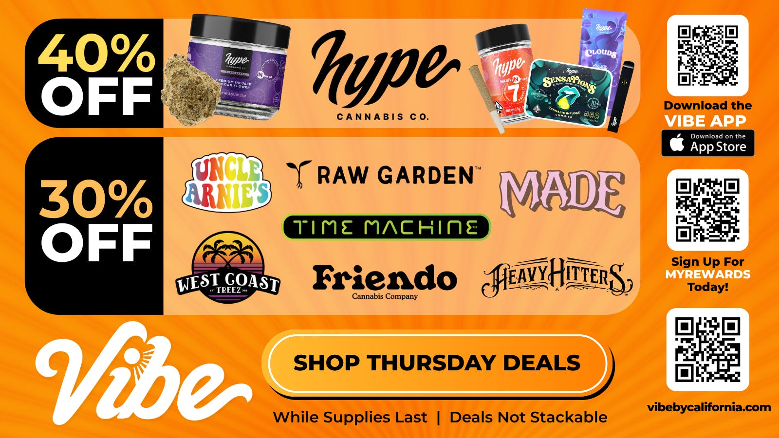 Vibe By California | Stockton Cannabis Dispensary Up To 40% off - Shop Vibin' Daily Deals Now!