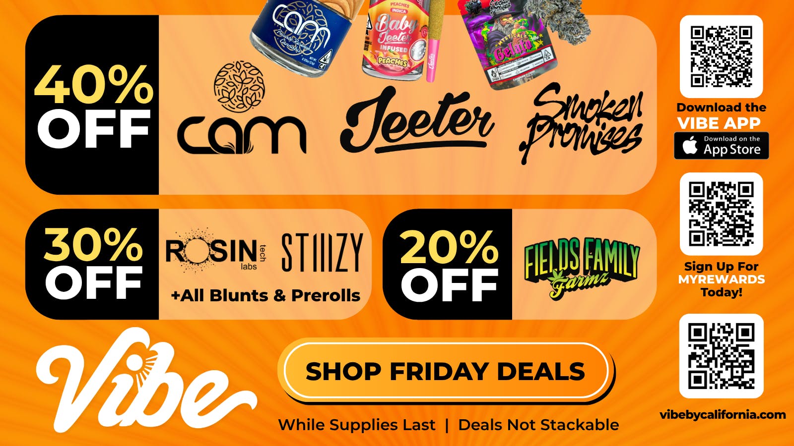 Vibe By California | Sacramento Cannabis Dispensary Up To 40% off - Shop Vibin' Daily Deals Now!