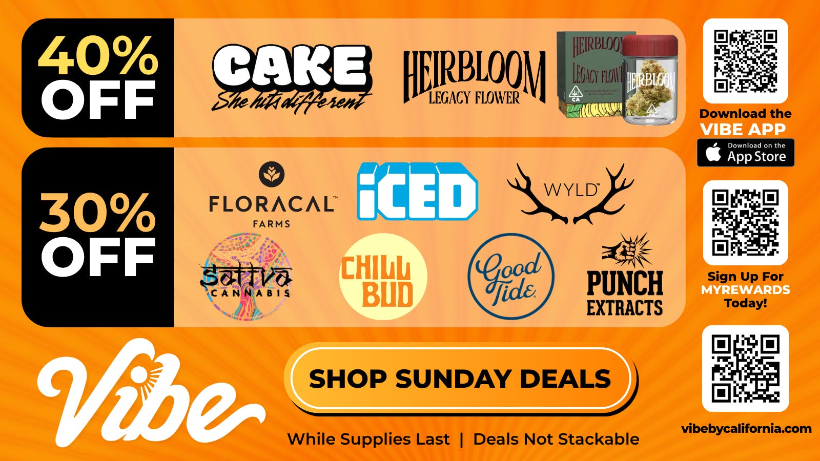 Vibe By California | Stockton Cannabis Dispensary Up To 40% off - Shop Vibin' Daily Deals Now!