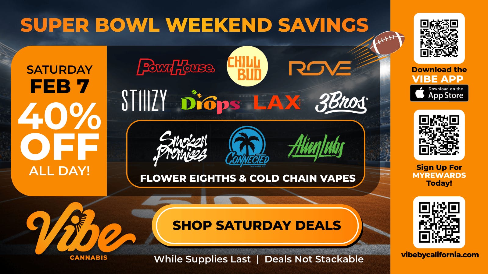 Vibe by California - Alessandro Score The Best On The Green - Shop Vibin' Deals!