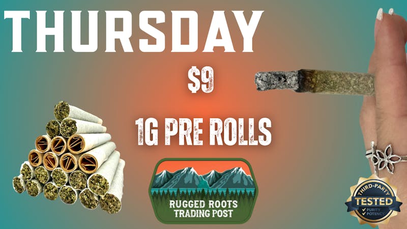 Rugged Roots Trading Post - Auburn Thursday Pre Rolls!