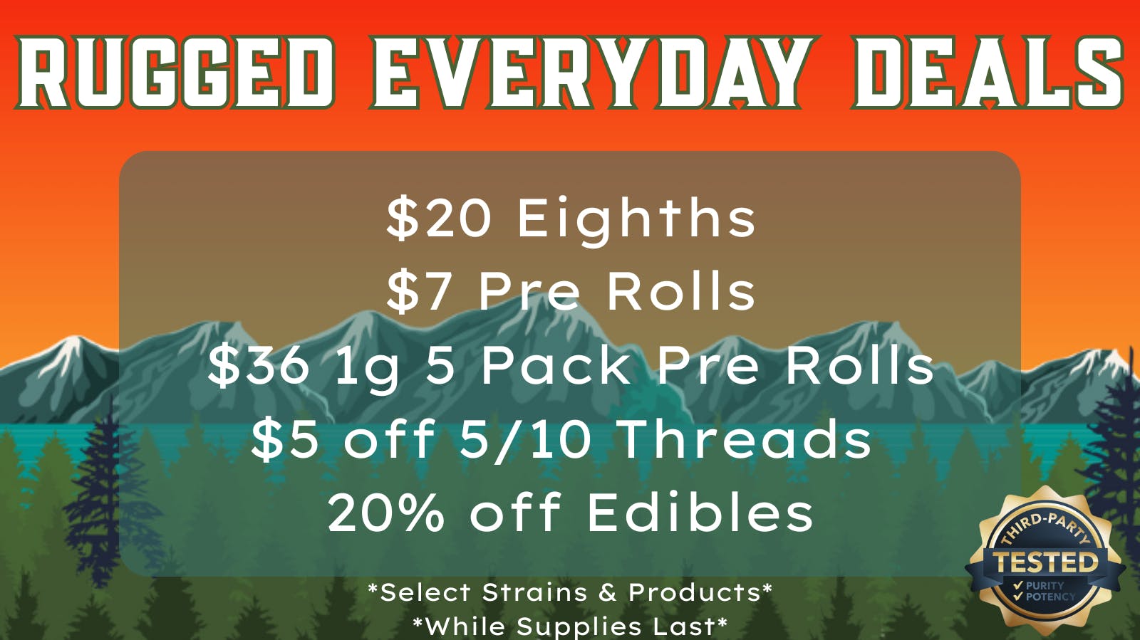 Sinsemilla- Portland Daily Specials!