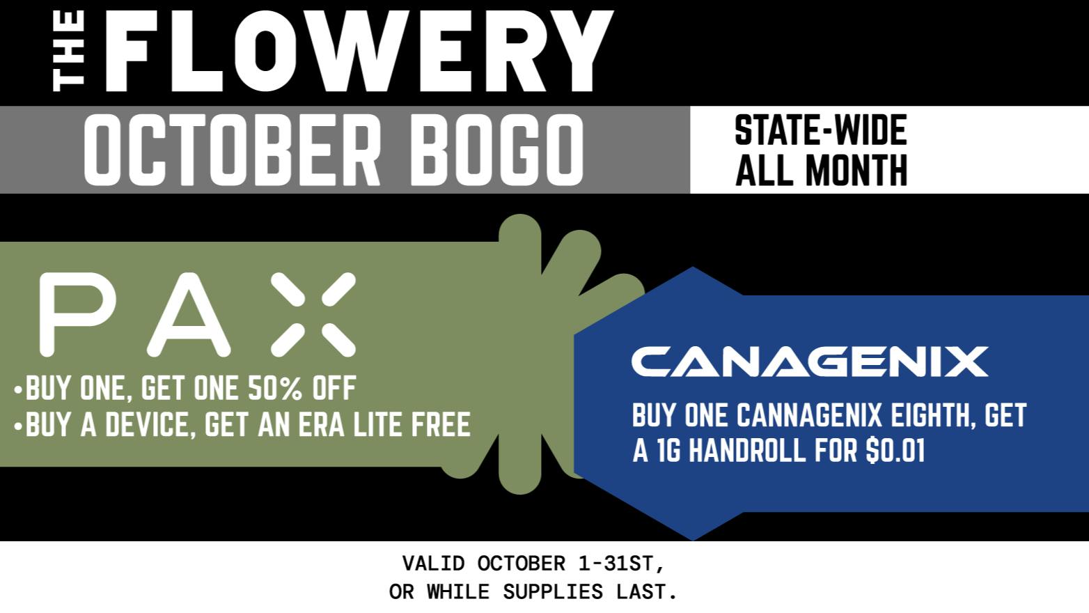 The Flowery - Brooklyn 🍂 October BOGO: PAX + Canagenix 🔥 The Flowery