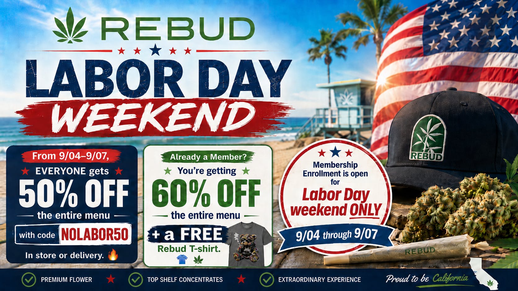 Rebud - Alhambra / Rosemead / El Monte 50% OFF EVERYONE 60% OFF FOR MEMBERS