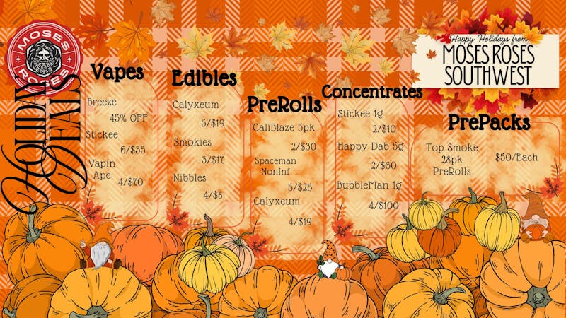 Moses Roses Southwest 🍂HOLIDAY SEASON IS HERE AT MRSW🍁