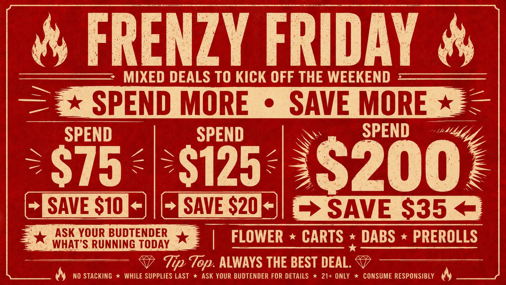 Tip Top Friday Frenzy — Stack the Cart