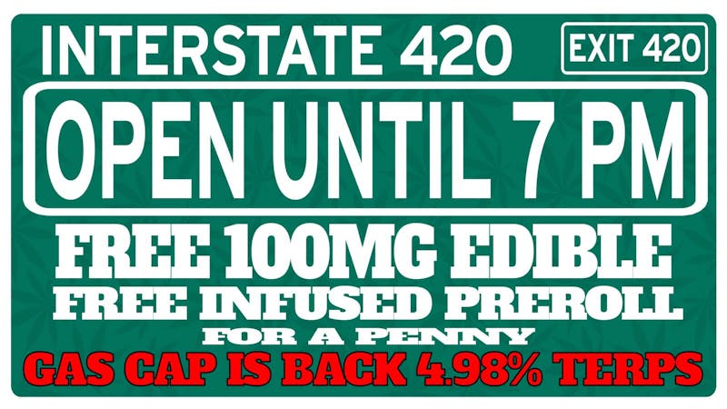 Interstate 420 OPEN UNTIL 7 PM