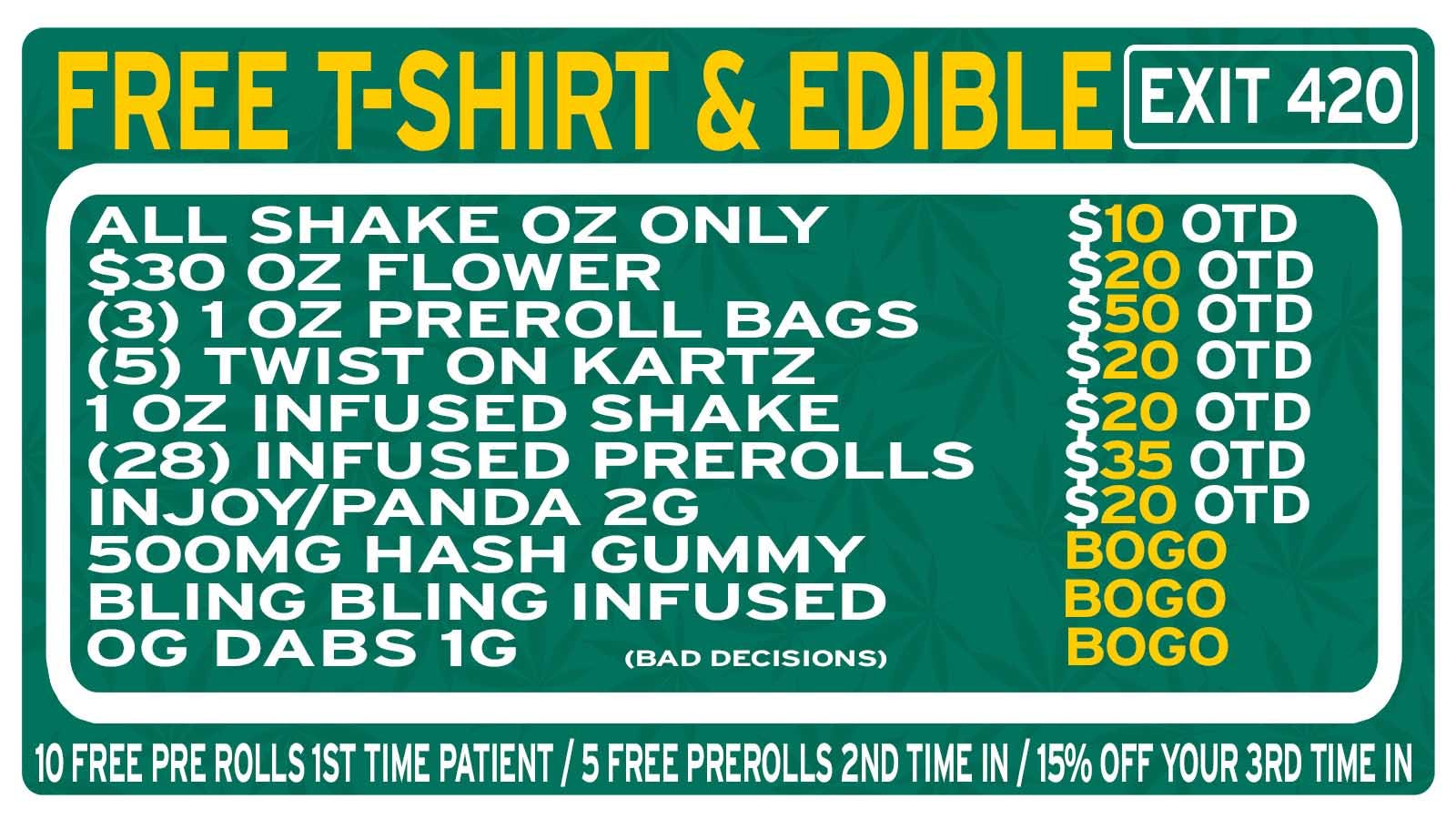 Interstate 420 💚 4 DAYS OF 4/20 💚