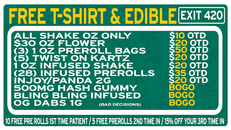 Interstate 420 💚 4 DAYS OF 4/20 💚