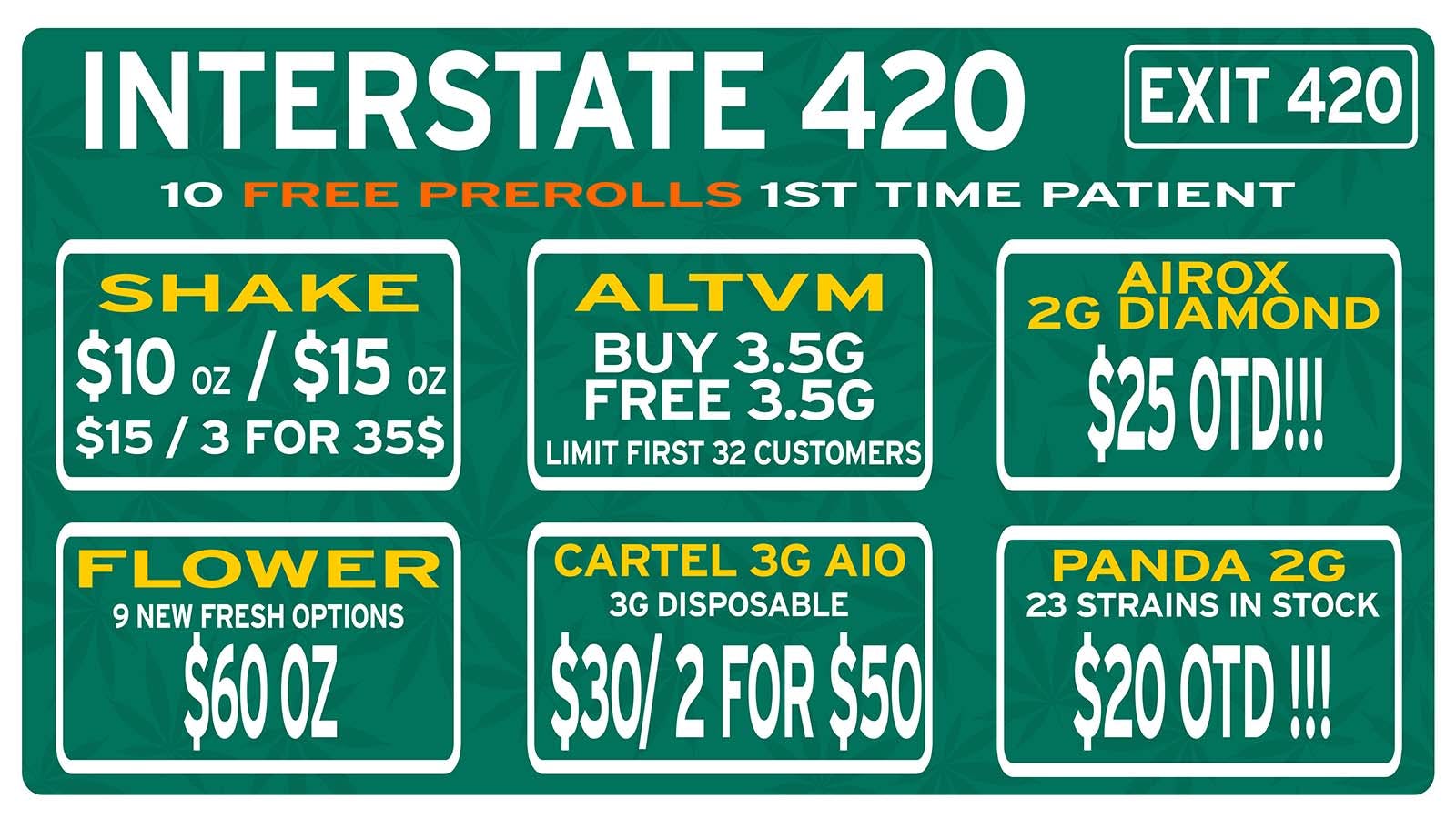 Interstate 420 👽 WEEKEND SALE 👽