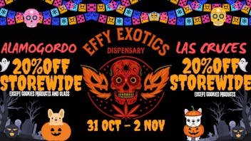Effy Exotics - Lobby & Drive Thru 20%OFF HALLOWEEN