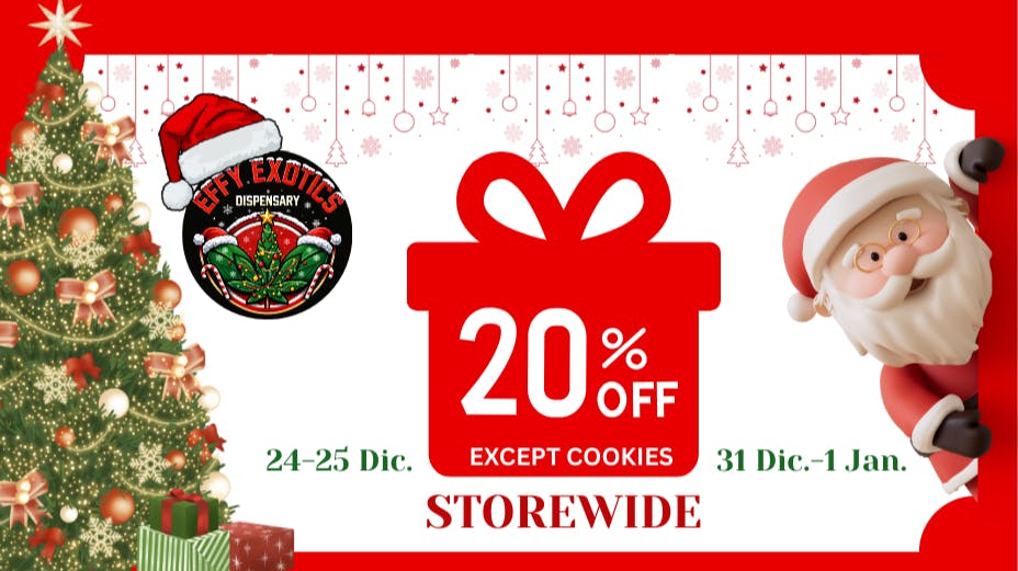 Effy Exotics Dispensary & New 24hr Drive-Thru MERRY CHRISTMAS 🎄🎅🏻