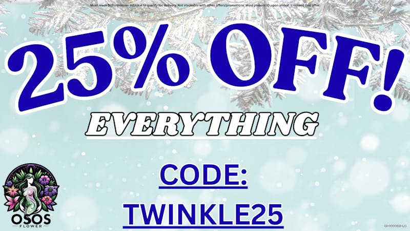 Osos Flower Save 25% OFF EVERYTHING!