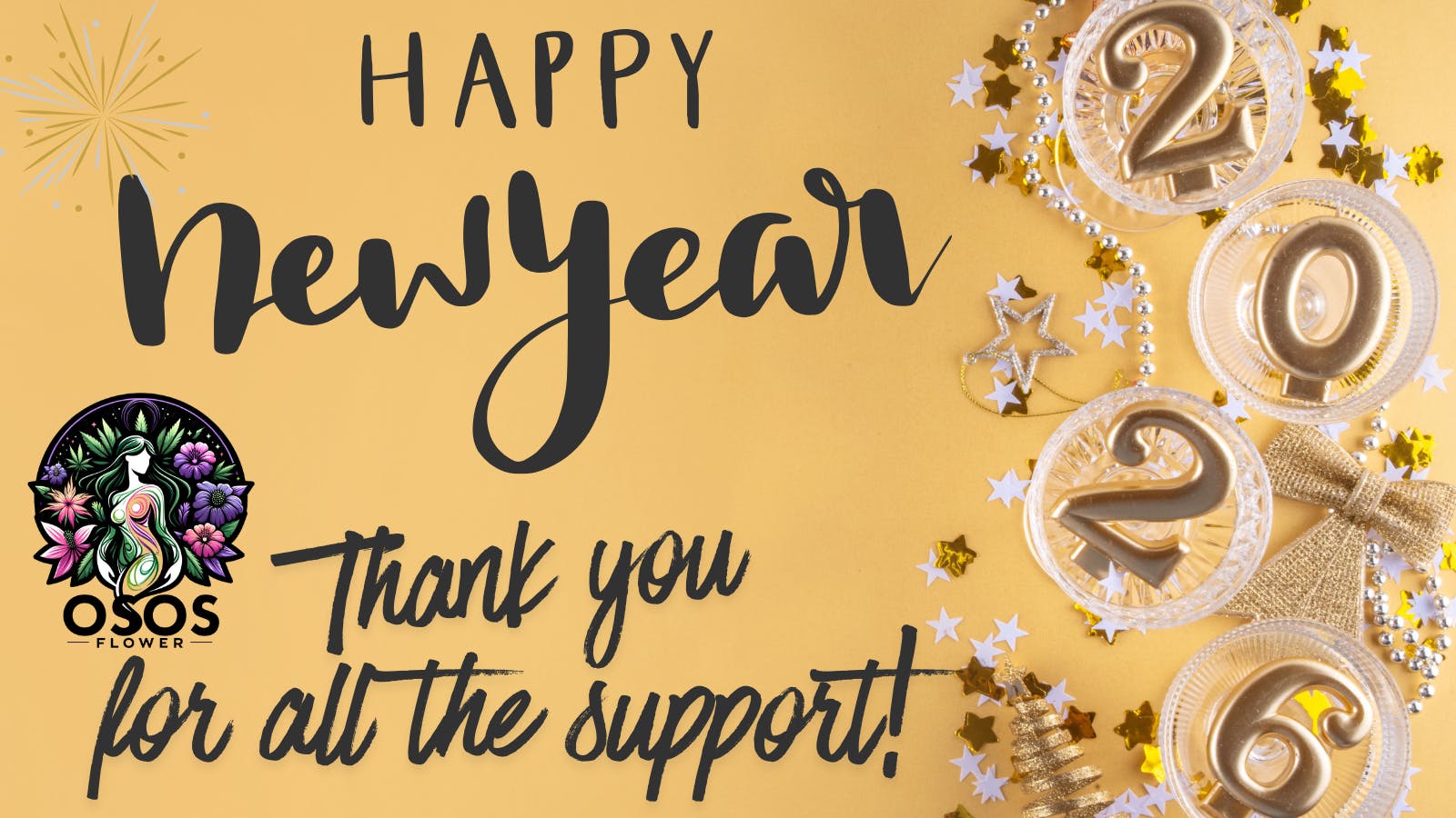 Osos Flower Closed 1/1/2026! See you tomorrow!