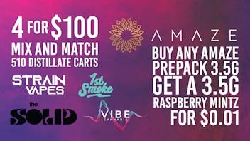 Verts Neighborhood Dispensary – Pacific ThanksGIVING DEALS