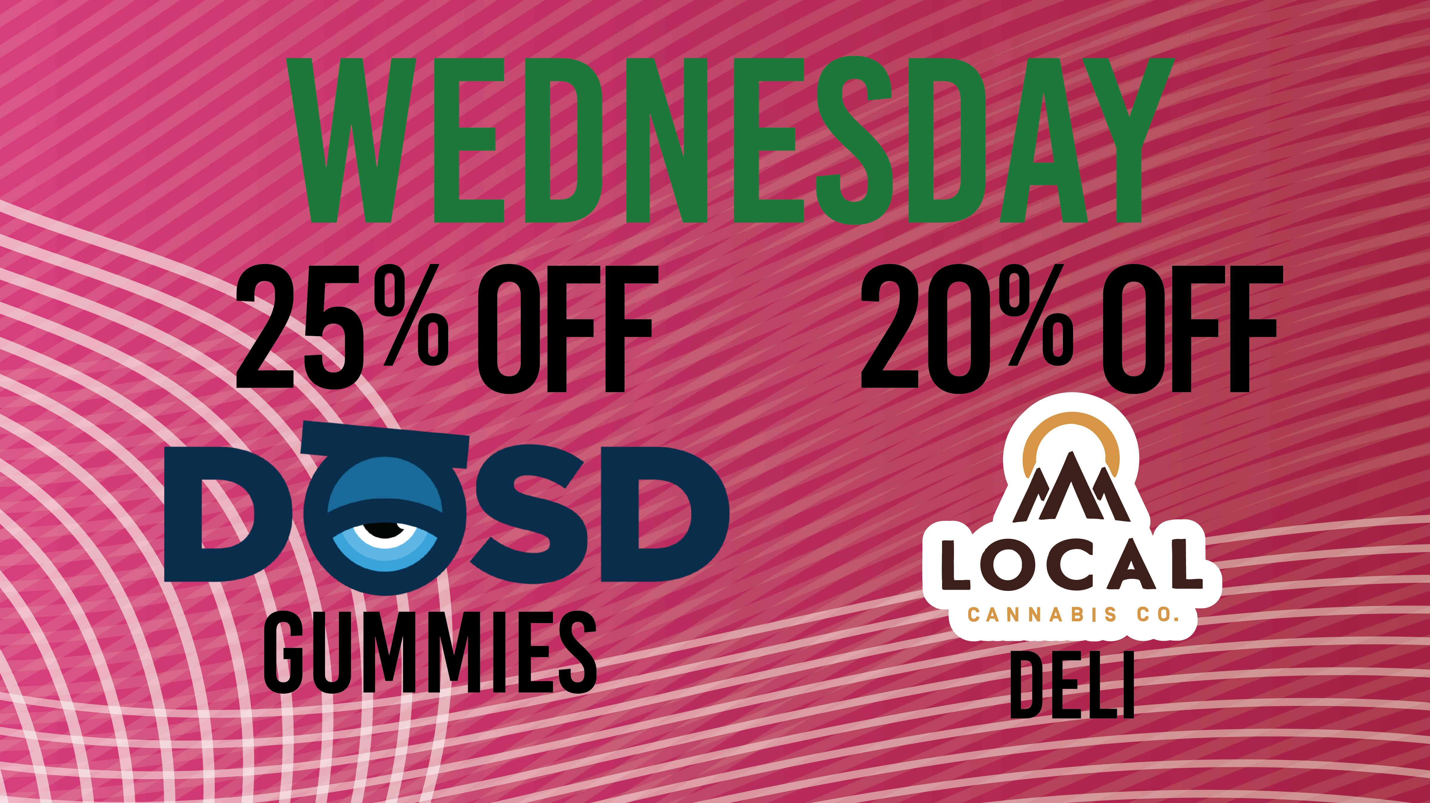 Verts Neighborhood Dispensary – Pacific 25% OFF DOSD. 20% off LOCAL CANNABIS CO DELI STYLE