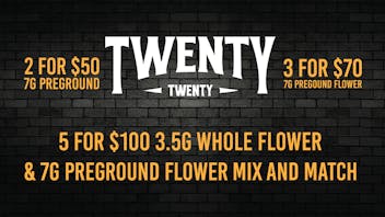 Verts Neighborhood Dispensary – Pacific Twenty Twenty Flower / Preground Mix N Match
