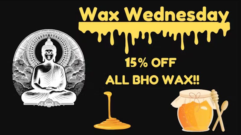 Canna Buddha of Jal Wax Wednesday - 15% OFF all BHO Wax