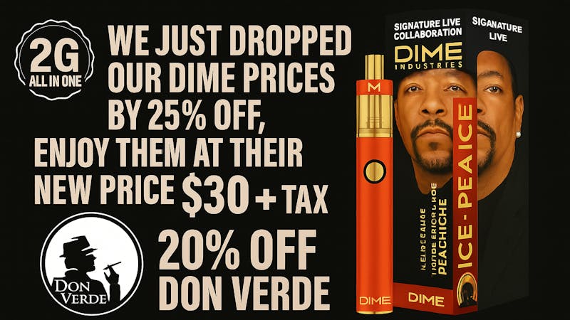 Canna Buddha of Hobbs - Drive Thru Don Verde Are now 15$ for a 1g dispo