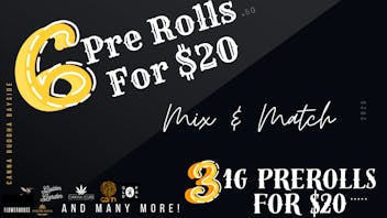 Canna Buddha - Queens 🌿 3 Pre-Rolls 1G for $20