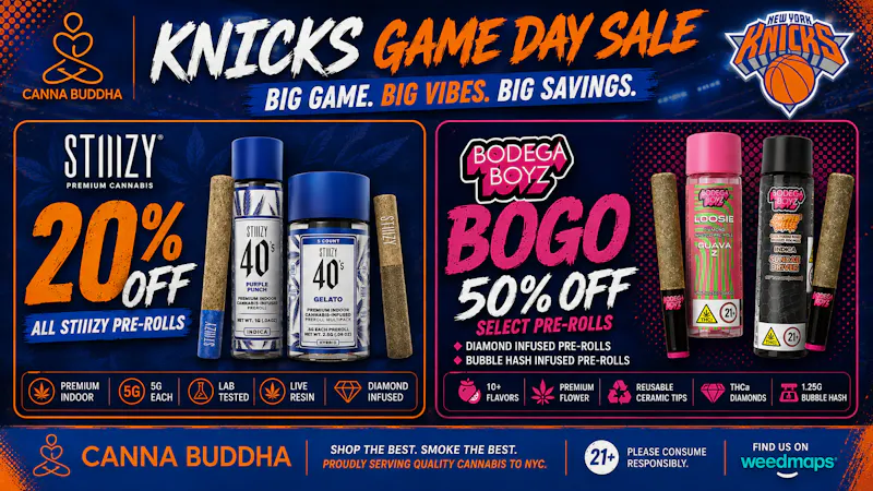 Canna Buddha - Queens 🏀 ORANGE & BLUE SAVINGS