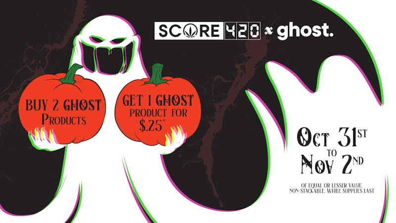 Score 420 Ghost Halloween 2025