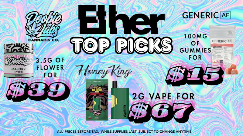 Ether ETHER WEEKLY TOP PICKS!