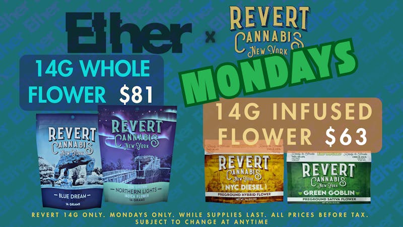 Ether REVERT MONDAYS!