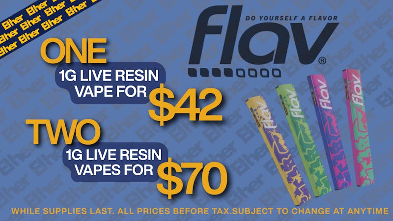 Ether FLAV LIVE RESIN BOGO 1G AIO 1 FOR $42 OR 2 FOR $70