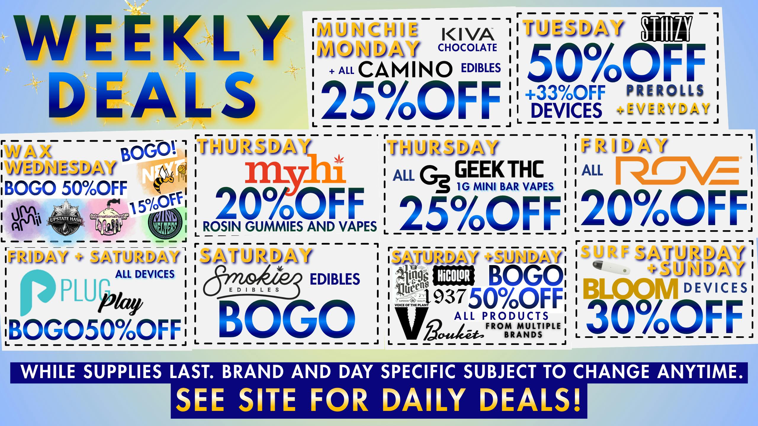 Ether WEEKLY DEALS - BOGO + MORE!