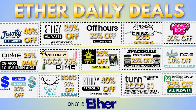 Ether ETHER DAILY DEALS